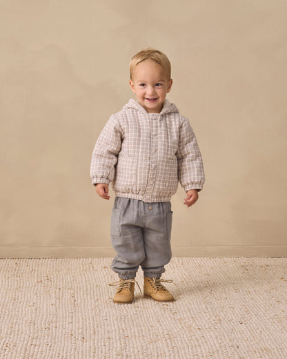 Quincy Mae Hooded Woven Jacket
