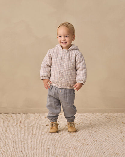 Quincy Mae Hooded Woven Jacket
