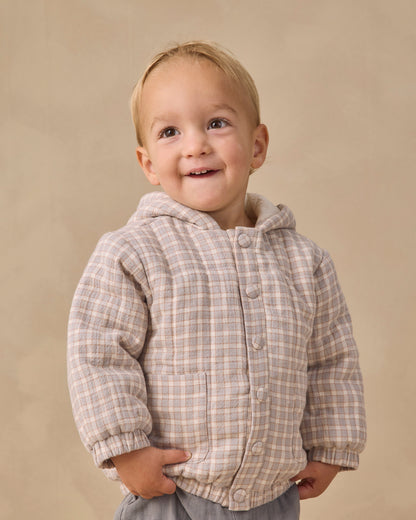 Quincy Mae Hooded Woven Jacket