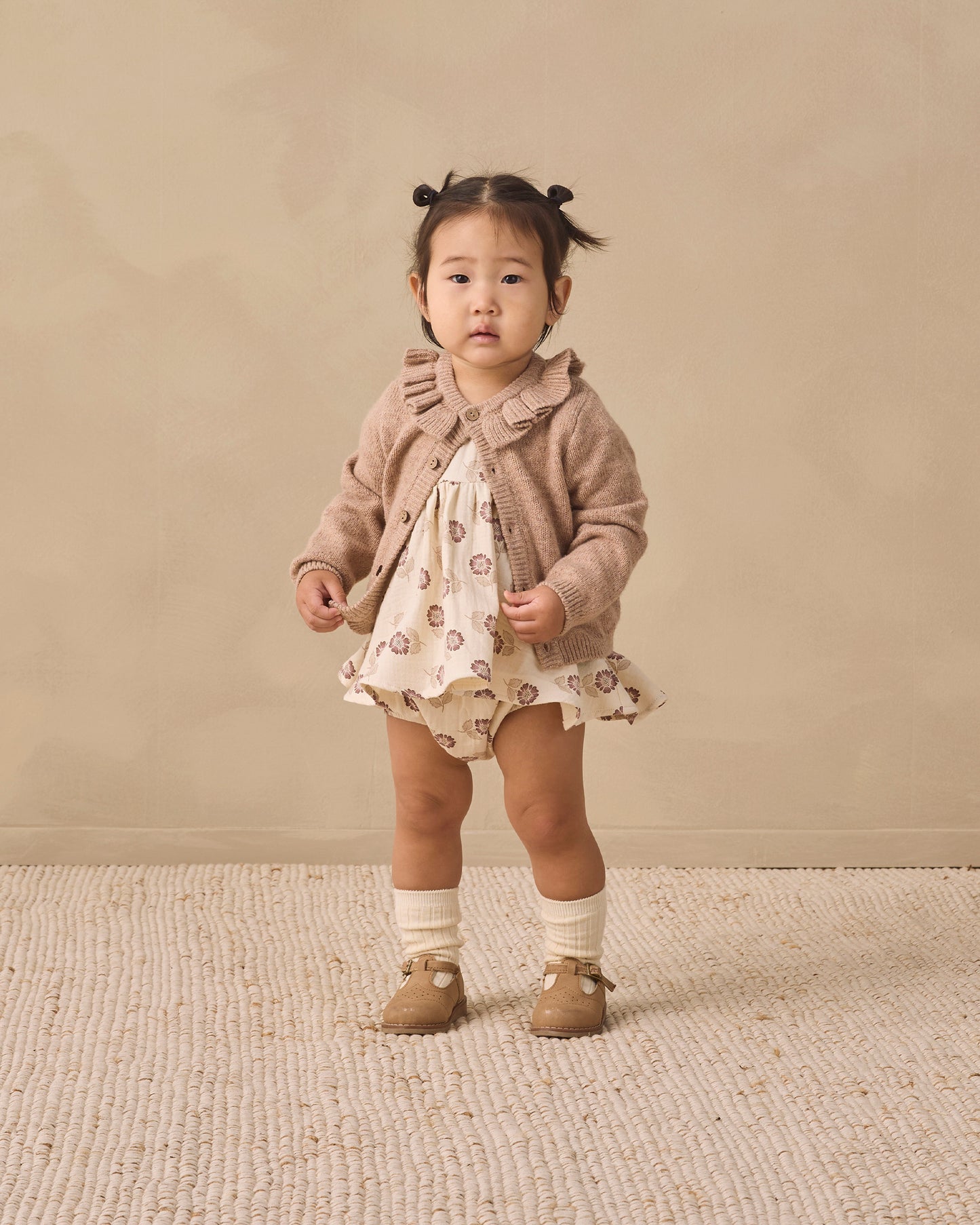 Quincy Mae Ruffle Collar Cardigan