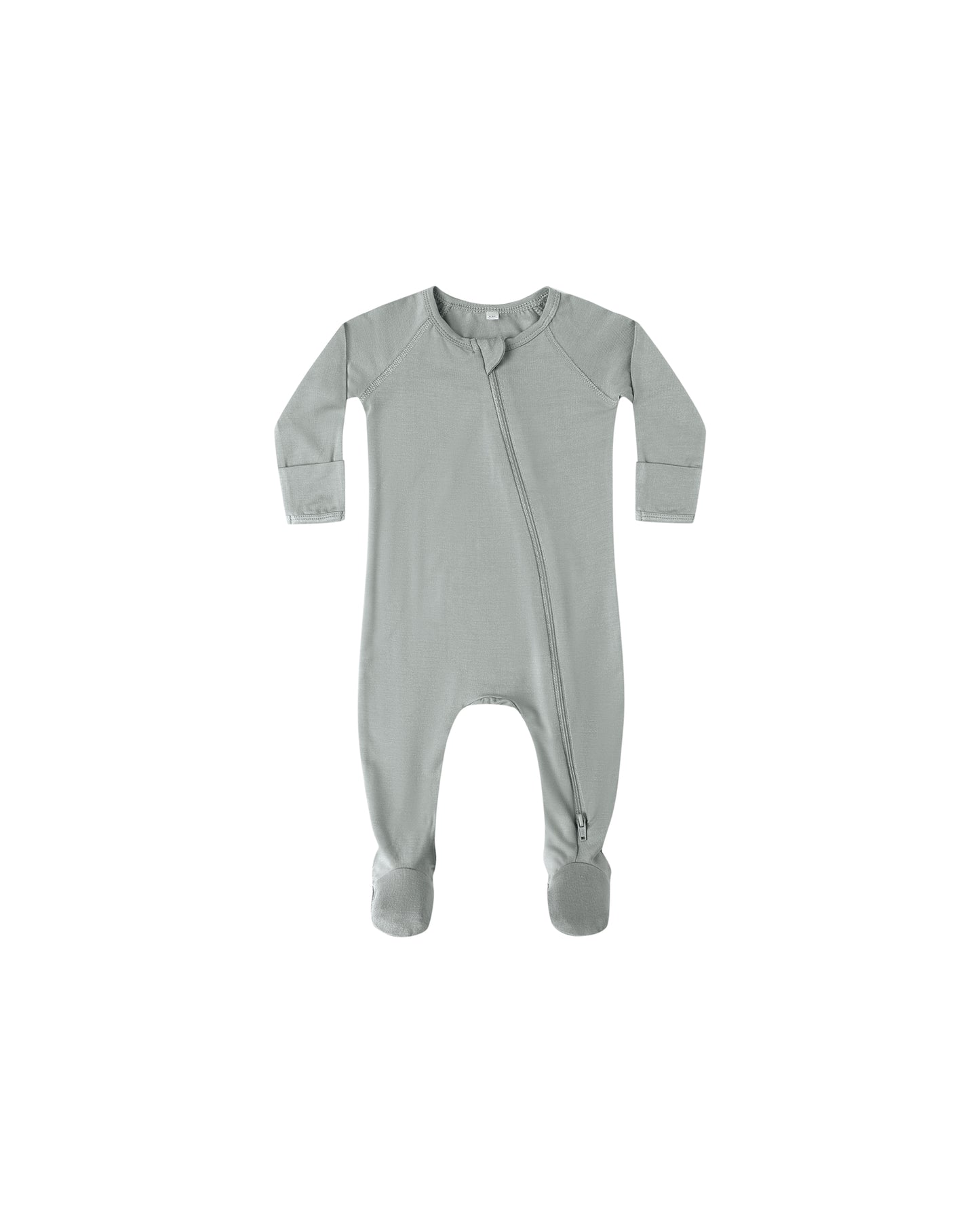 Quincy Mae Bamboo Zip Footie
