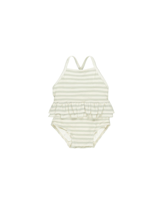 Quincy Mae Ruffled One-Piece Swimsuit