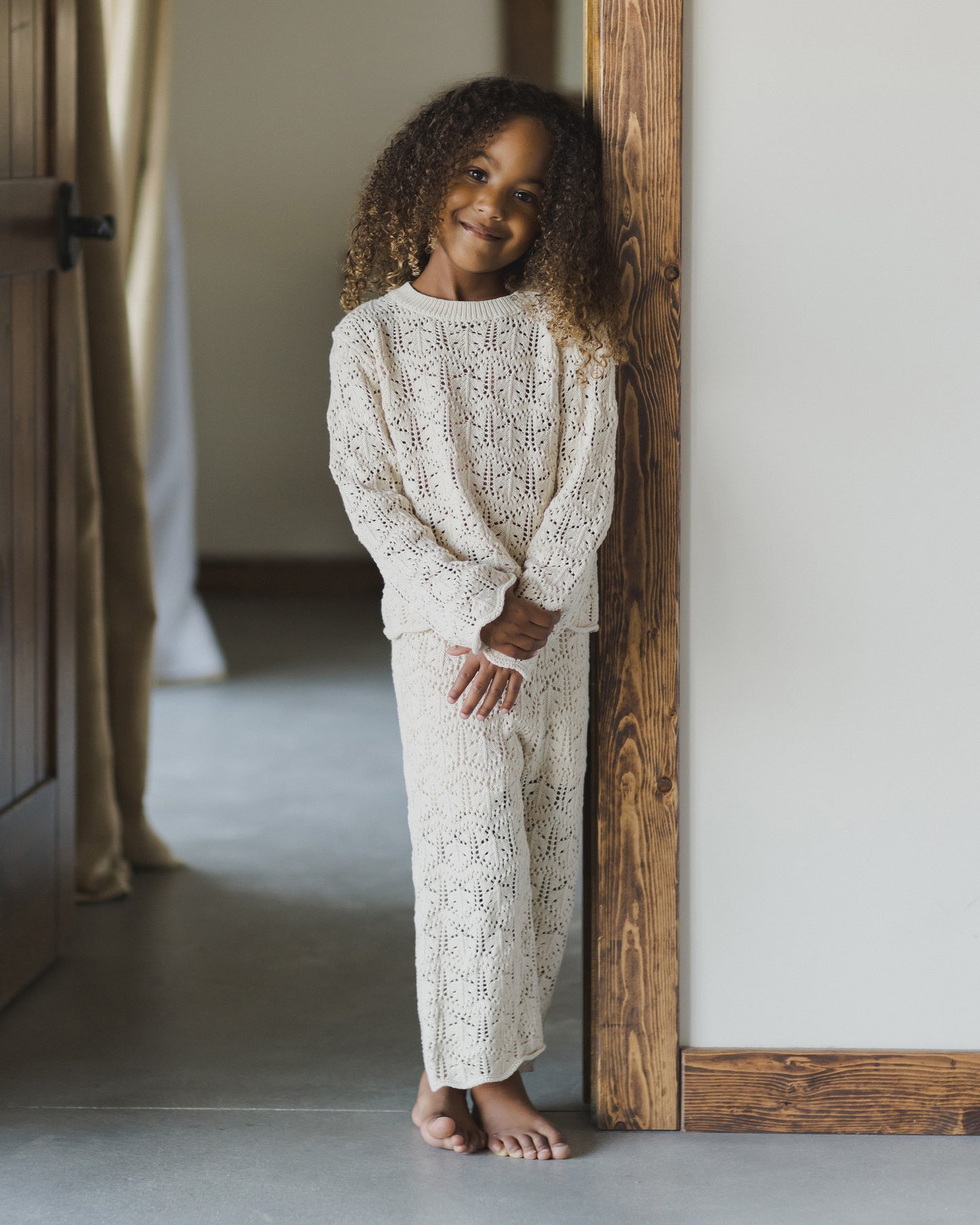 Rylee + Cru Crochet Knit Pants