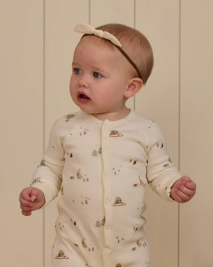 Rylee + Cru Organic Long John Pajamas