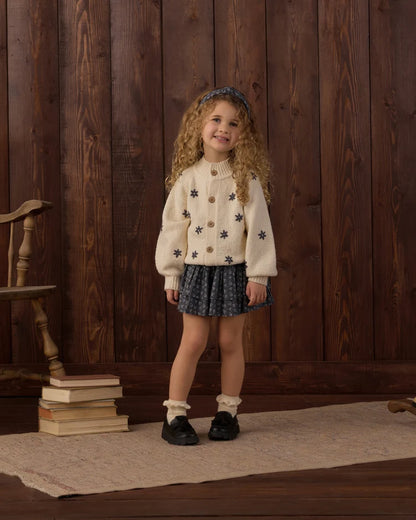 Rylee + Cru Tulip Cardigan Midnight Daisy