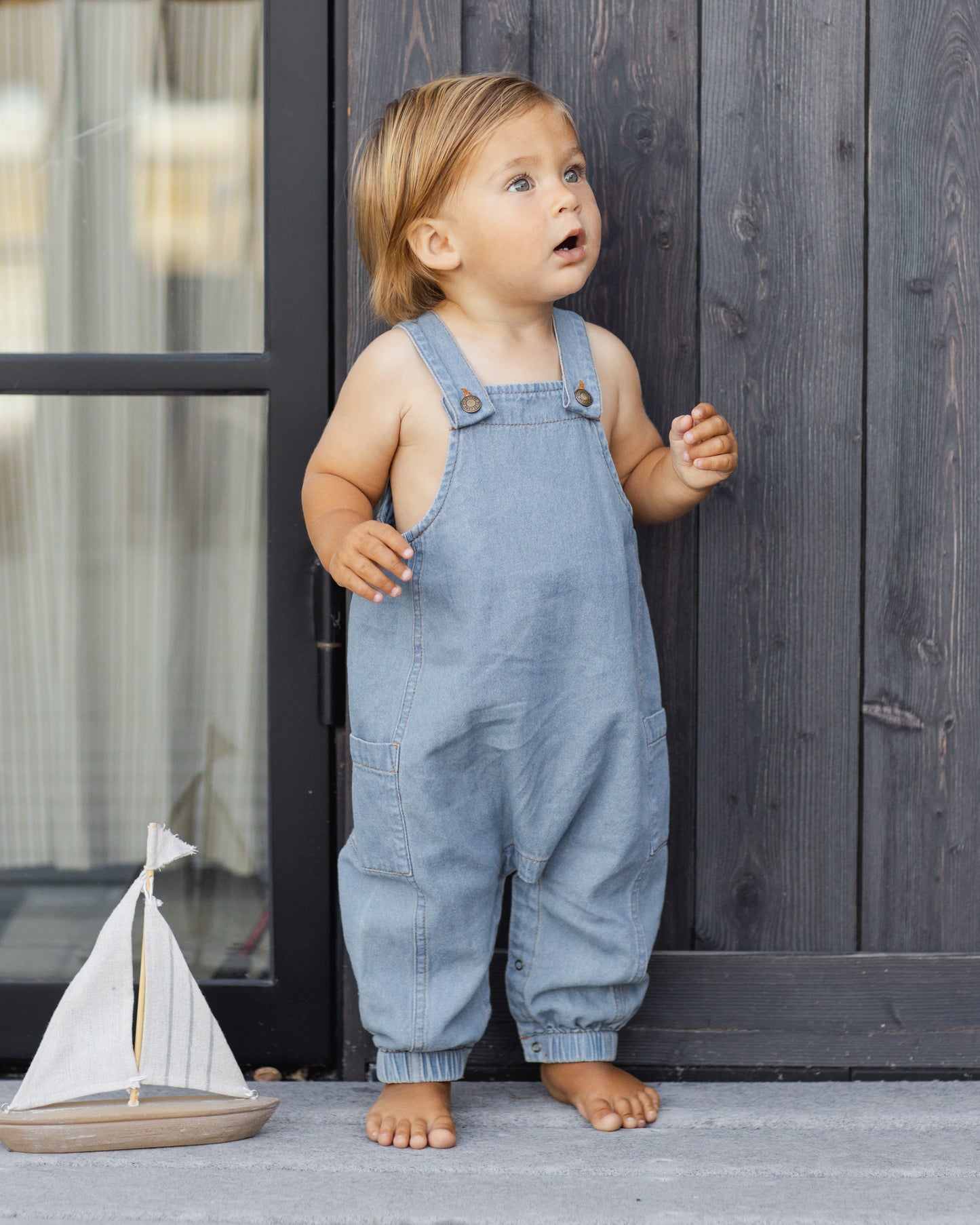 Rylee + Cru Cargo Baby Overall