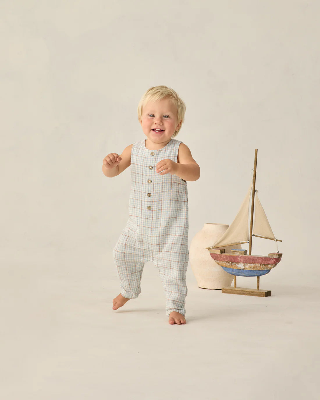Rylee + Cru Button Jumpsuit