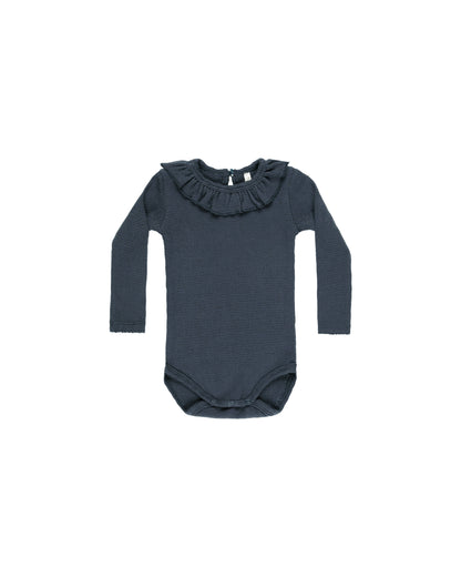 Rylee + Cru Ruffle Collar Bodysuit