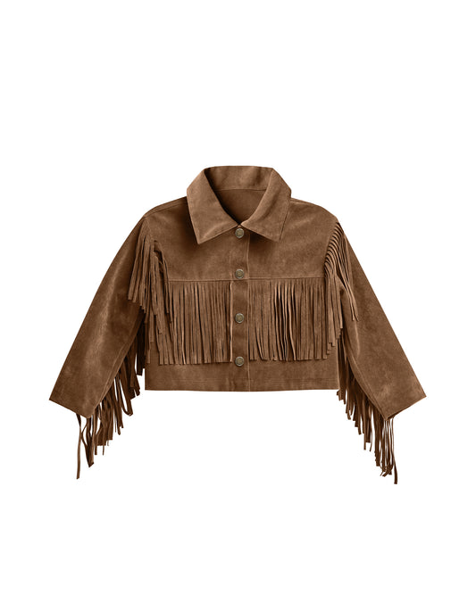 Rylee + Cru Fringe Jacket