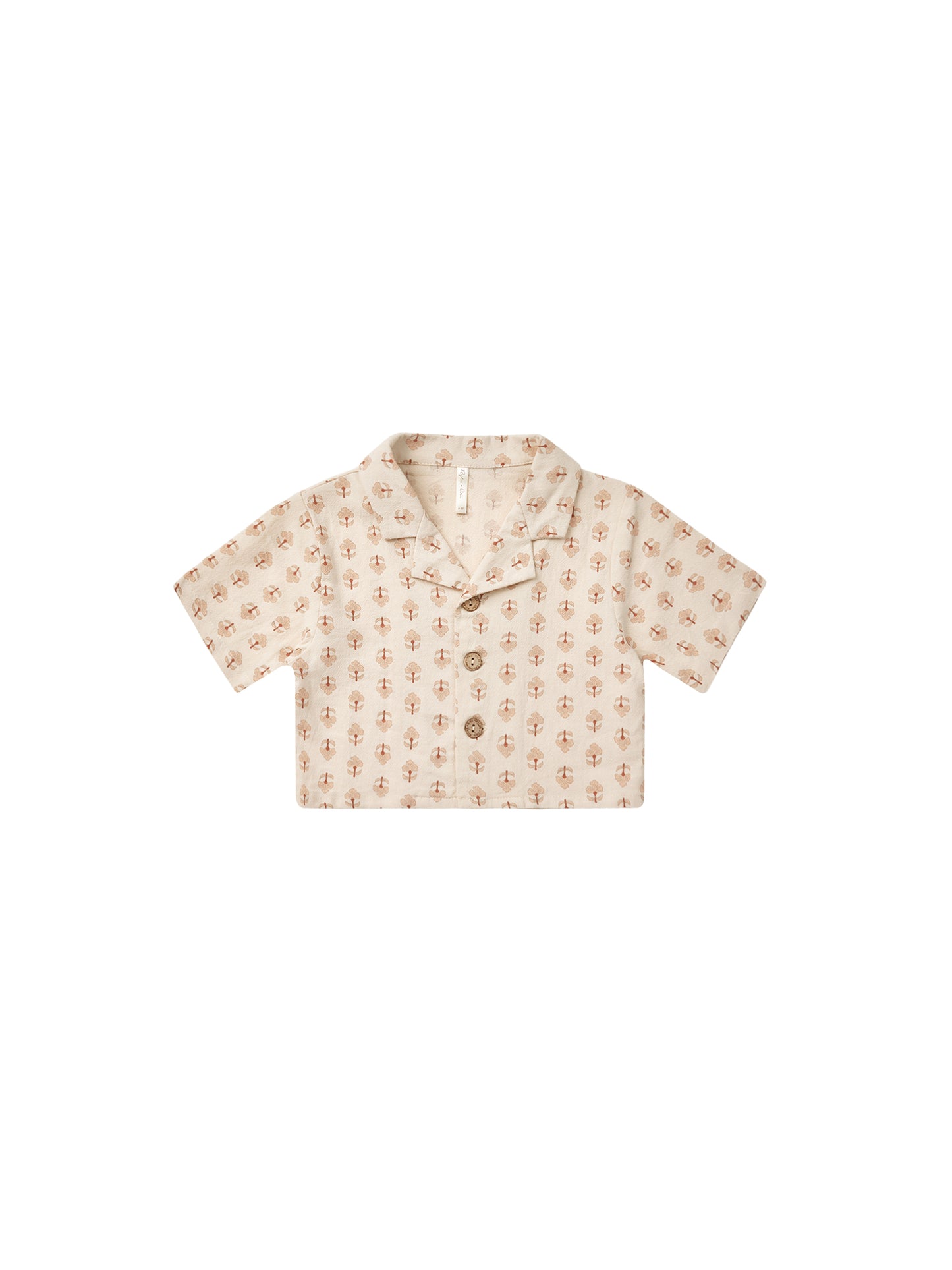 Rylee + Cru Cropped Collared Shirt