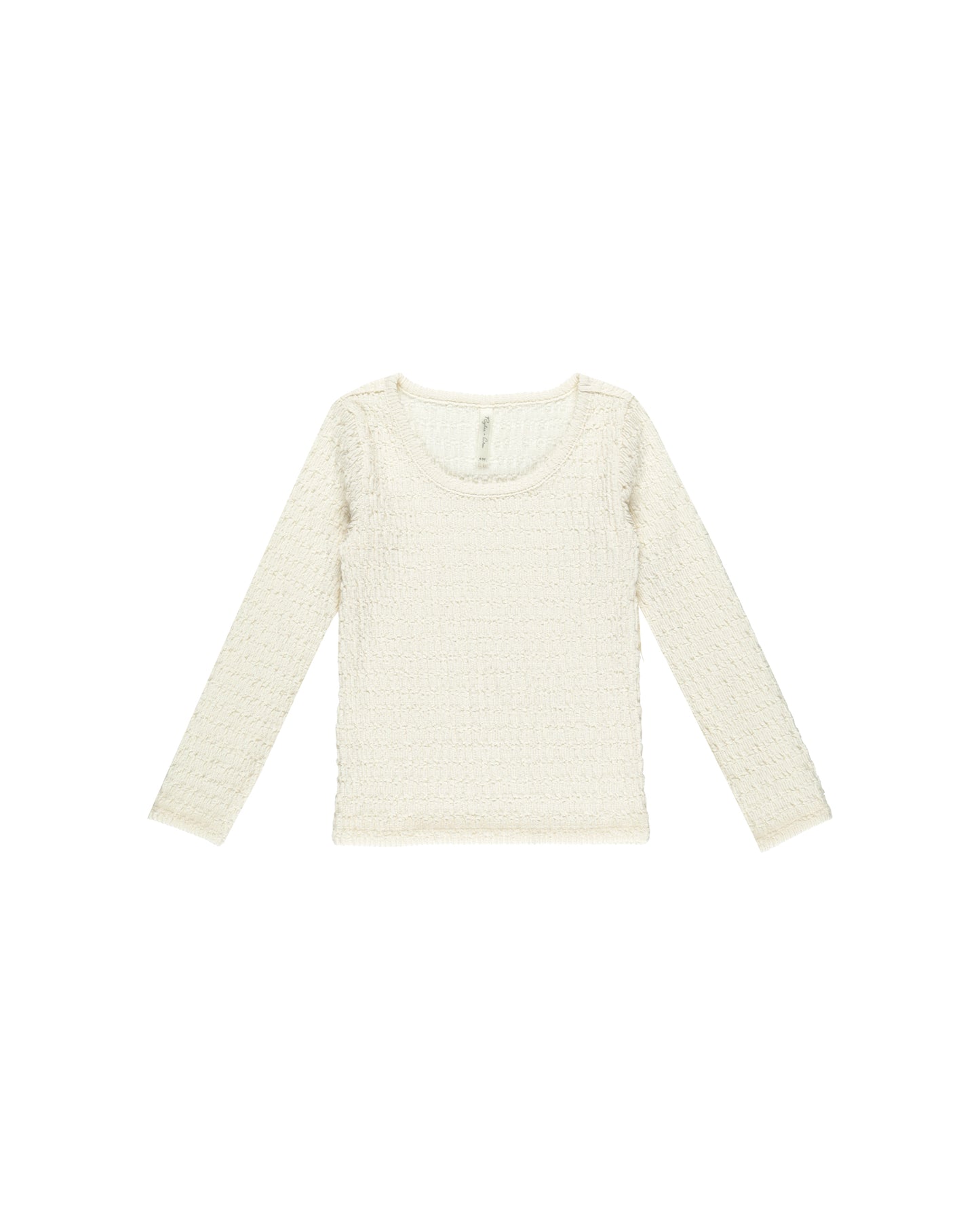 Rylee + Cru Textured Long Sleeve Top