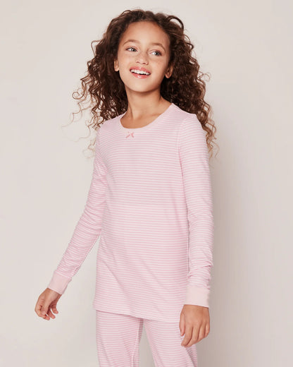 Petite Plume Pima Cotton Stripe Pajamas