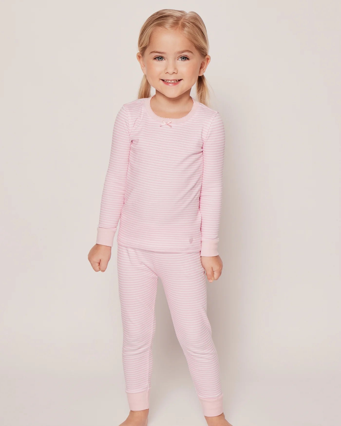 Petite Plume Pima Cotton Stripe Pajamas