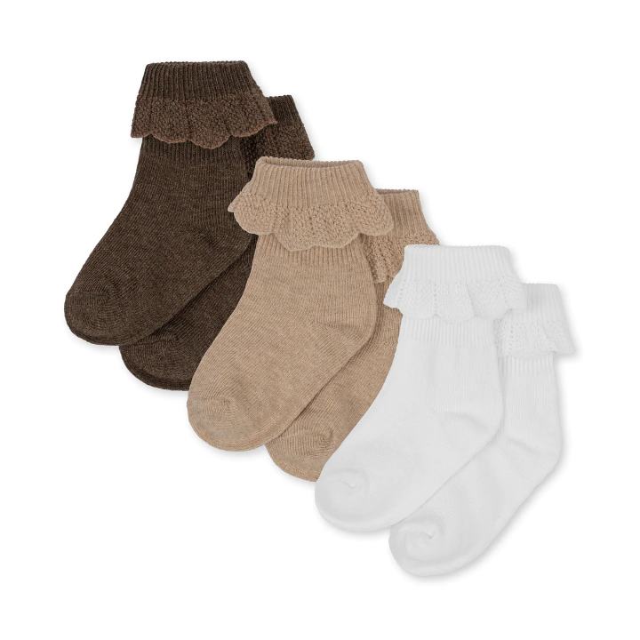 Konges Sløjd 3 Pack Frill Socks