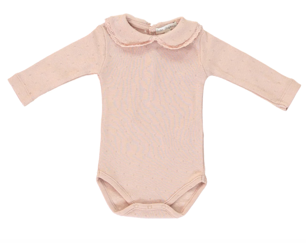 Bebe Organic Bebe Lace Onesie