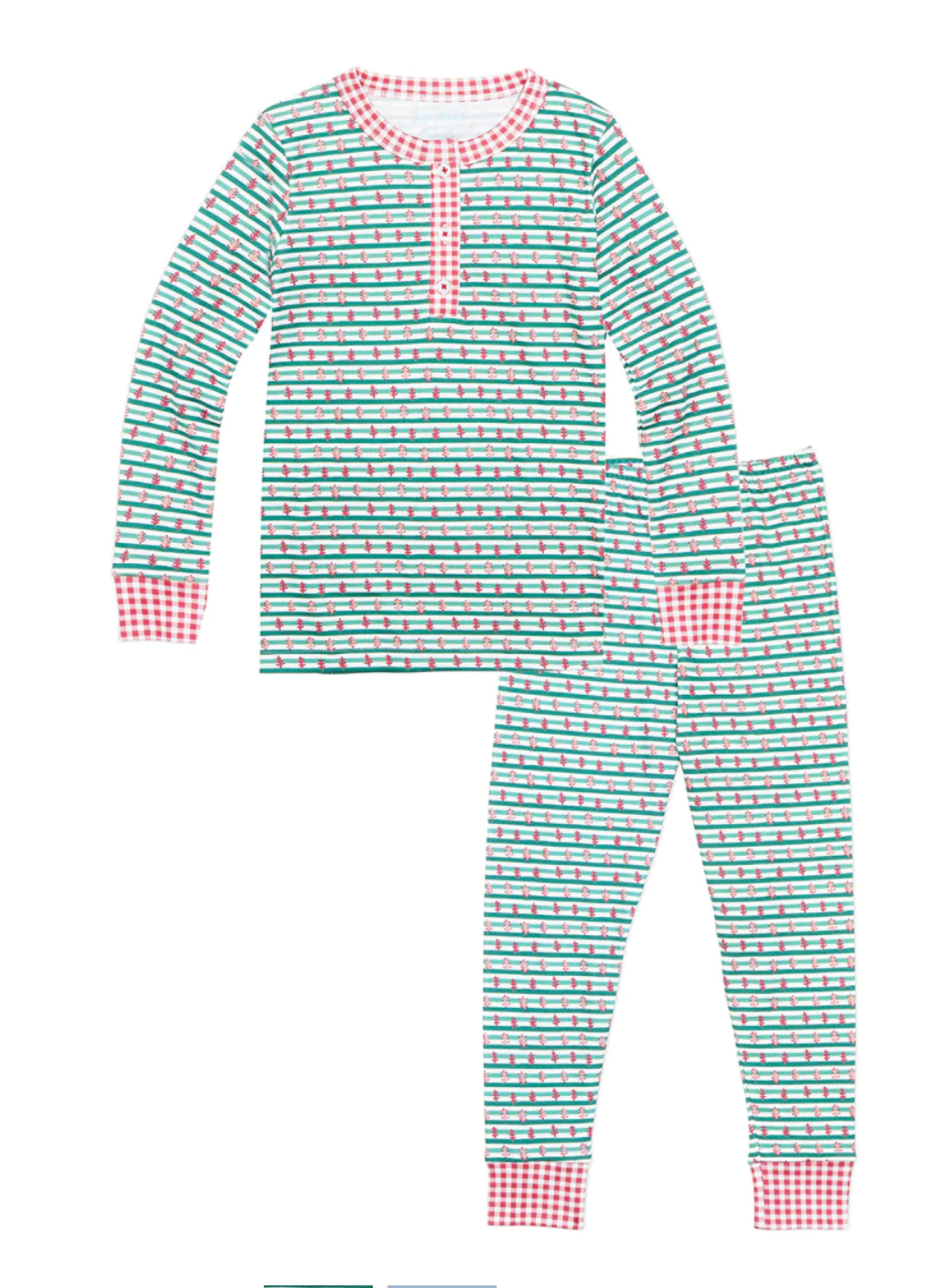 Joy Street Two Piece Henley Pajamas