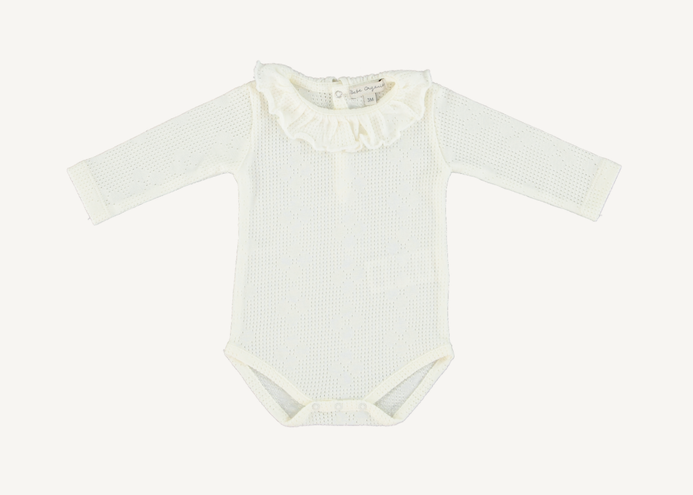 Bebe Organic Blooms Collar Onesie