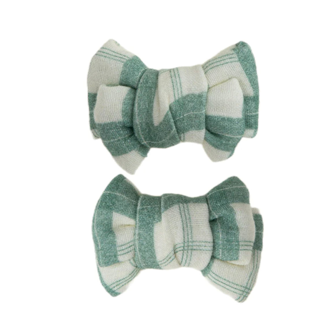 Grech & Co. Pigtail Bow Clips