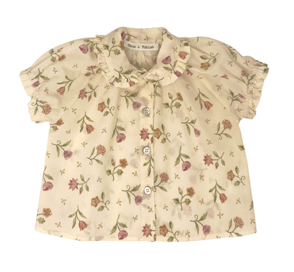 Zhoe & Tobiah Girls Woven Shirt + Bloomer