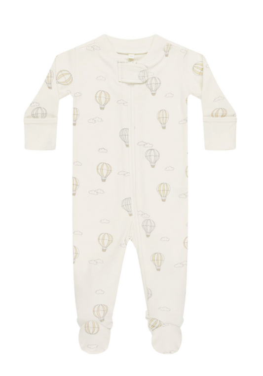 Quincy Mae Zip Long Sleeve Sleeper Footie