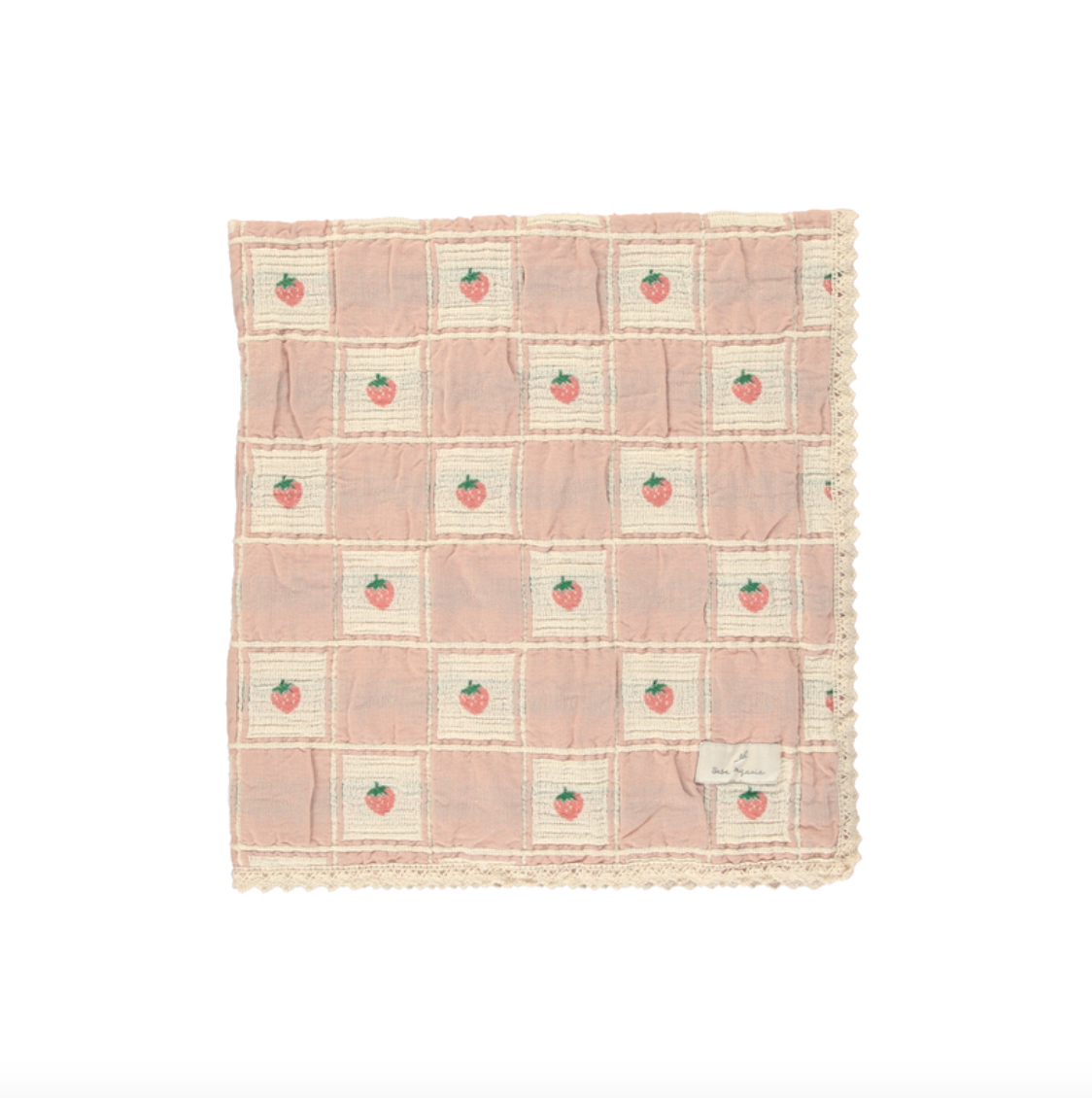 Bebe Organic Strawberry Blanket