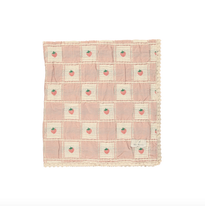 Bebe Organic Strawberry Blanket