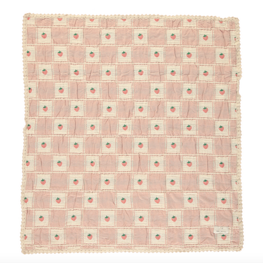 Bebe Organic Strawberry Blanket