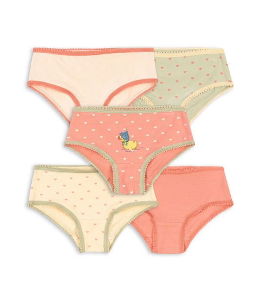 Konges Sløjd Basic 5 Pack Girl Underpants Gots