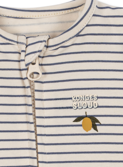Konges Sløjd Basic Zip Onesie Gots