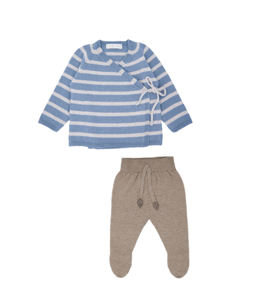 Li & Me Knit Kimono Set