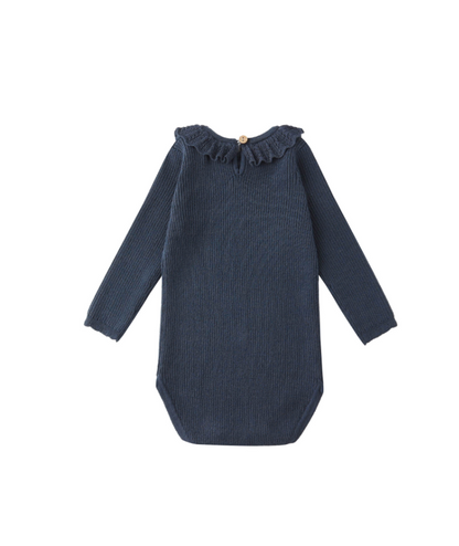 Rylee + Cru Ruffle Collar Bodysuit