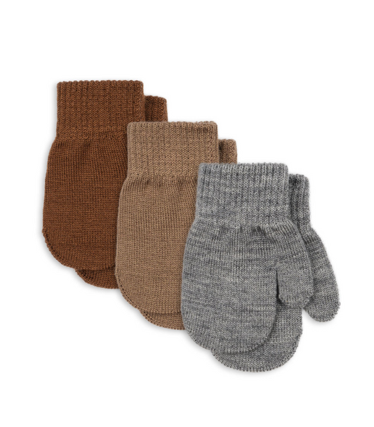 Konges Sløjd 3 Pack Filla Mittens