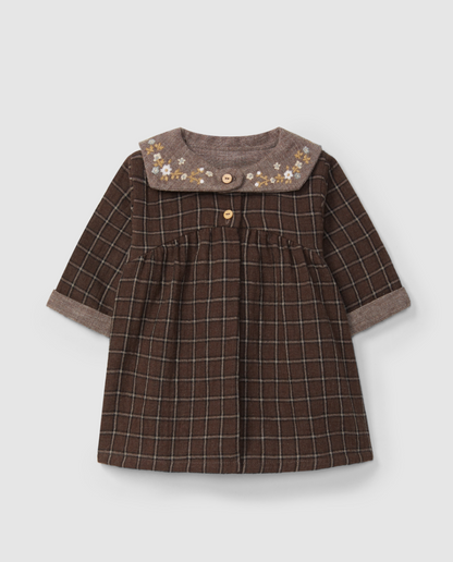 Snug Plaid Dress