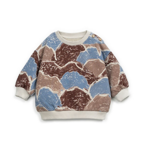 Play Up Printed Fleece Sweater