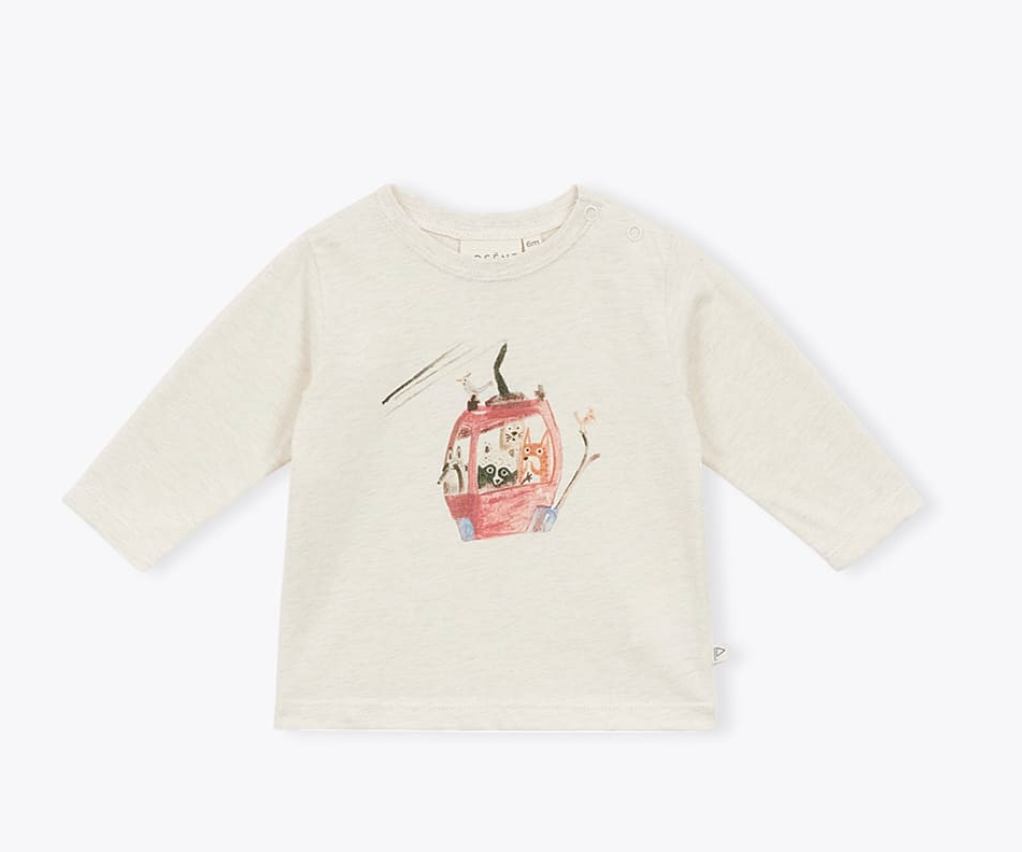 Arsene & Les Pipelettes Baby T-Shirt Cable Car