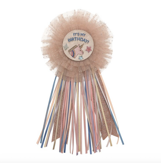 Mimi & Lula Unicorn Birthday Badge