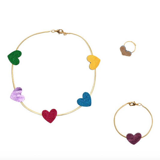Mimi & Lula Heart Jewelry Set