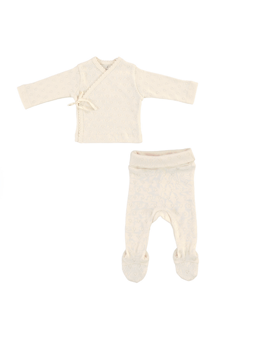 Bebe Organic Heart Wrap Set