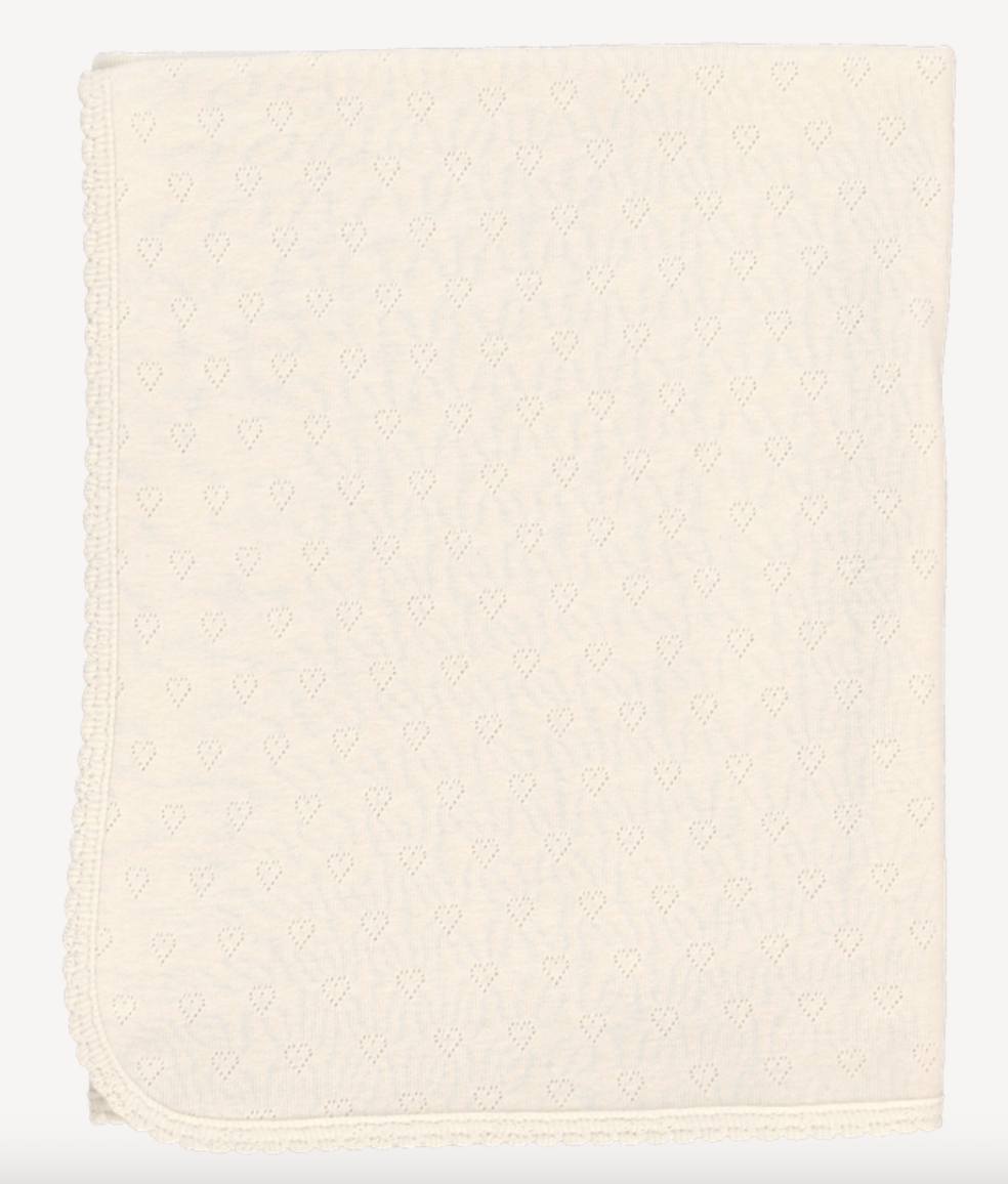 Bebe Organic Heart Blanket