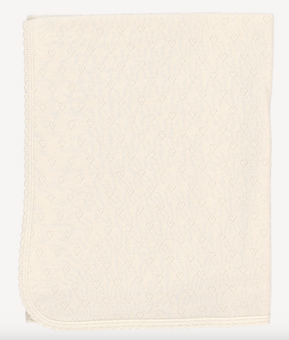 Bebe Organic Heart Blanket