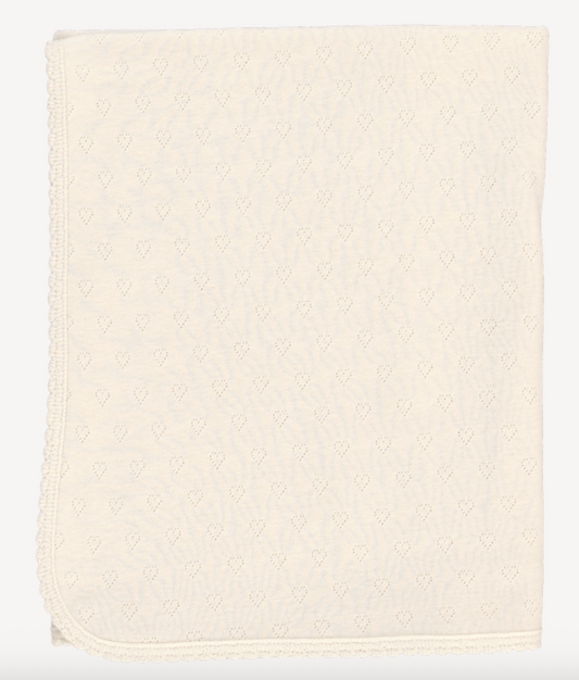 Bebe Organic Heart Blanket
