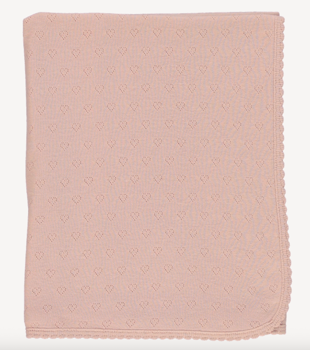 Bebe Organic Heart Blanket