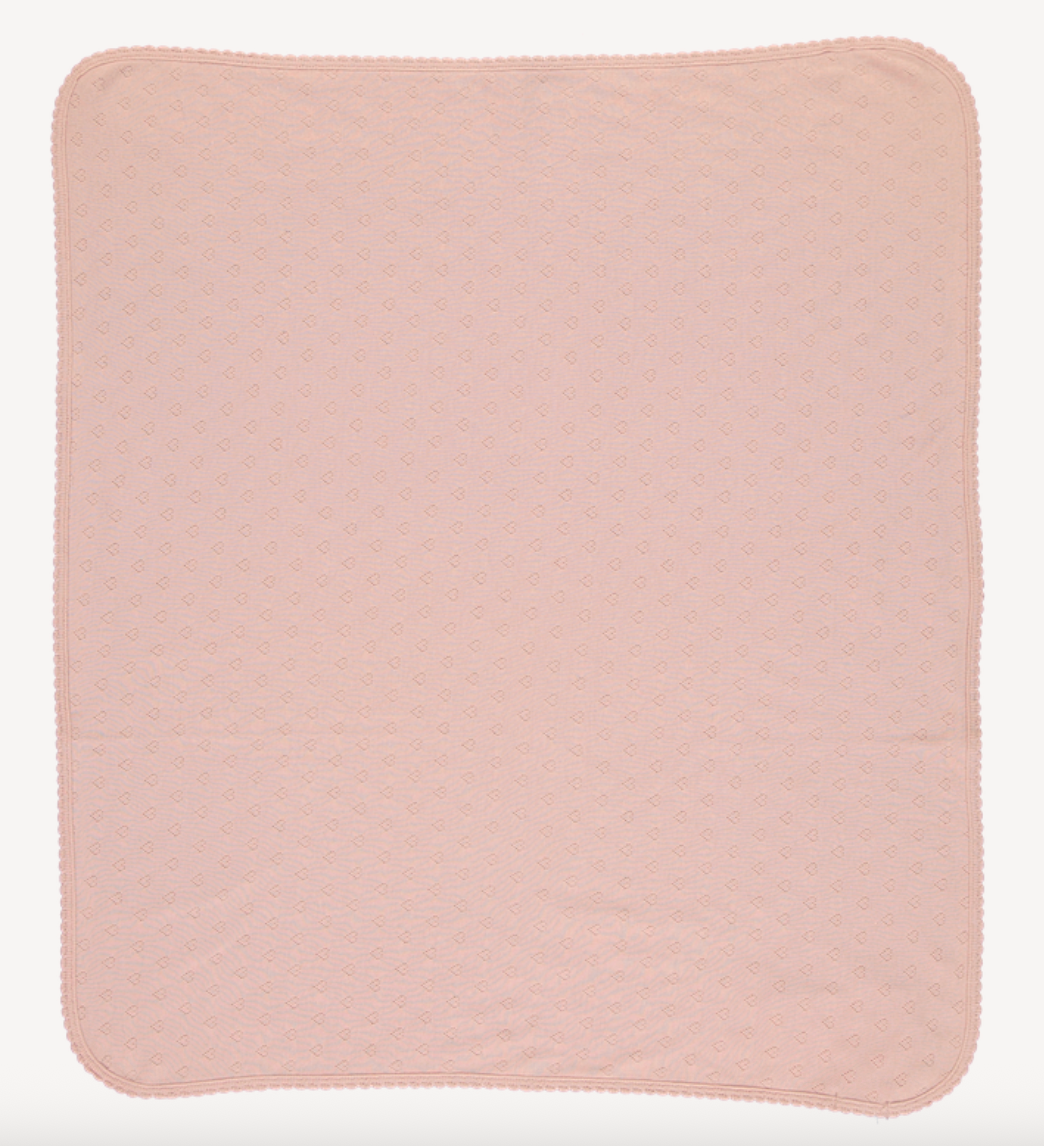 Bebe Organic Heart Blanket