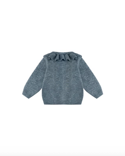 Quincy Mae Ruffle Collar Cardigan