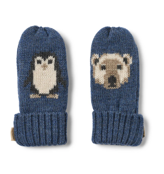 Wheat Jacquard Mittens Towsi