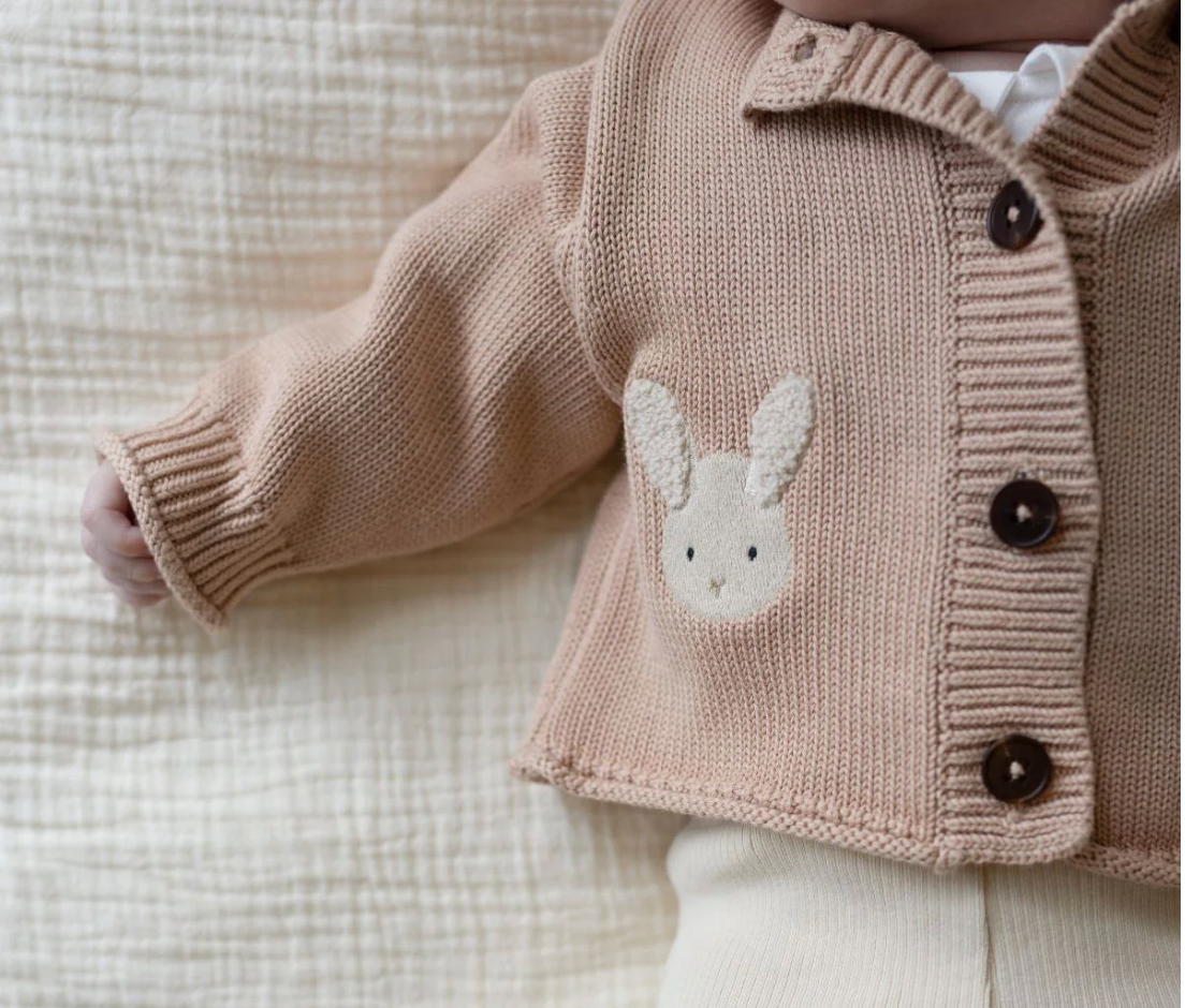 Donsje Danta Cardigan Fluffy Bunny