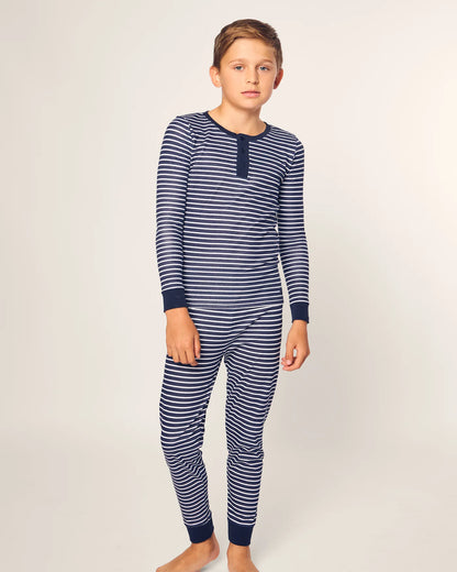 Petite Plume Pima Cotton Stripe Pajamas