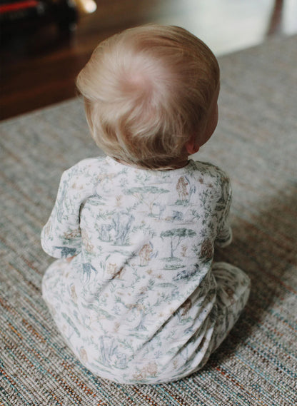 Timo & Violet Walker Terry Romper - Sweet Savanna