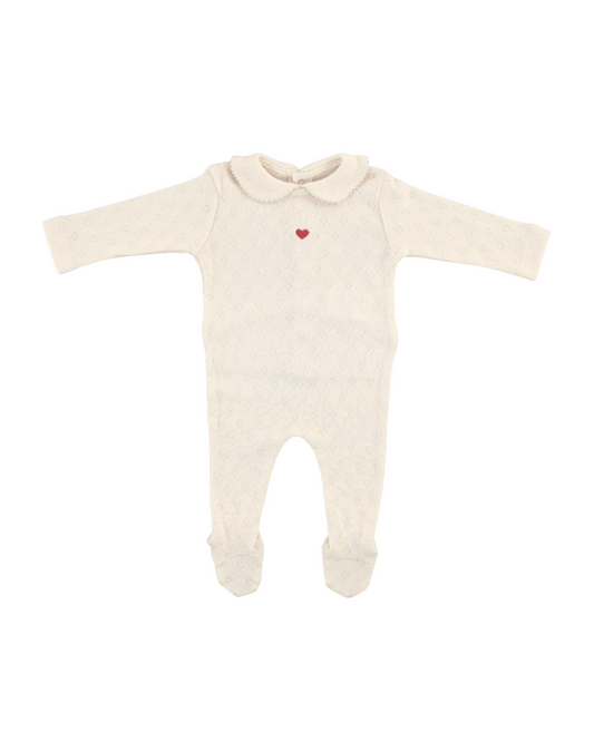Bebe Organic Heart Collar Overall