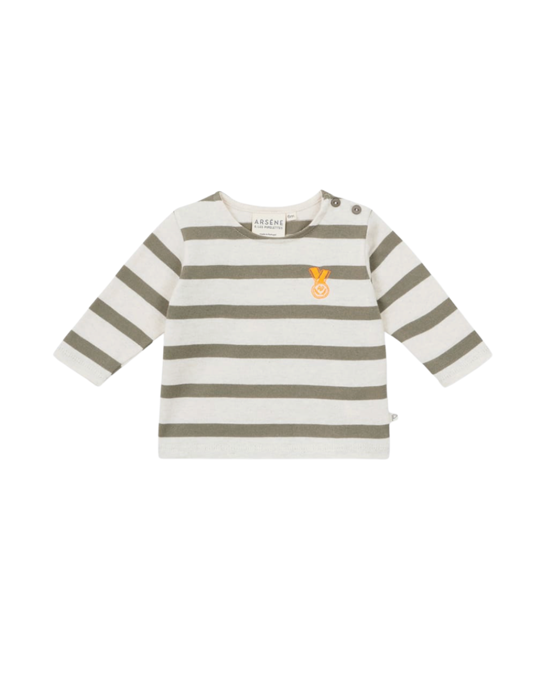 Arsene & Les Pipelettes Baby Striped Shirt